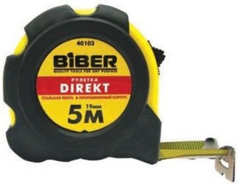 Рулетка BIBER Direct 3 м х 16 мм 40102 - фото